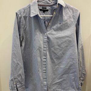Tommy Hilfiger light blue button up blouse